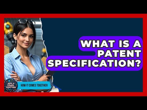 What Is A Patent Specification? - How It Comes Together