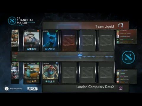 London Conspiracy vs Team Liquid - Game 2 - Shanghai Major Qualifiers