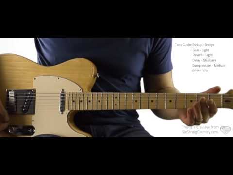 One More Last Chance - Vince Gill - Guitar Lesson and Tutorial (Solo Included)