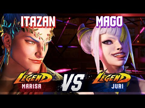 SF6 ▰ ITAZAN (Marisa) vs MAGO (Juri) ▰ High Level Gameplay
