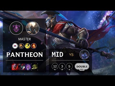 Pantheon Mid vs Sylas - KR Master Patch 10.8