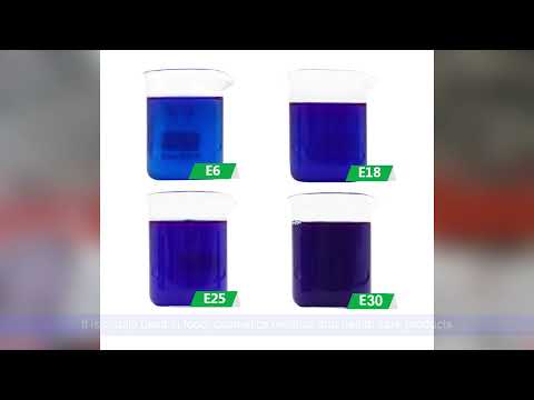 Plant Extract Phycocyanin B Demonstration Video