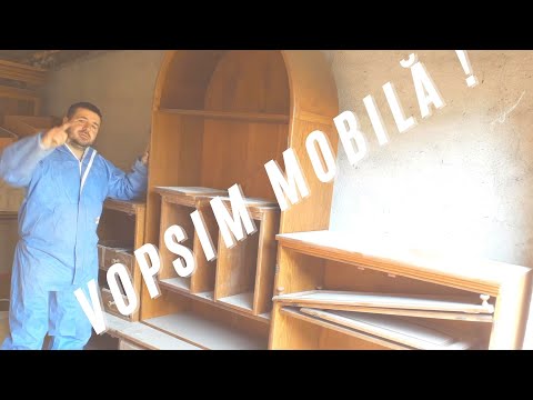 Cum vopsim o mobila la veche ! Reconditionare mobila veche !