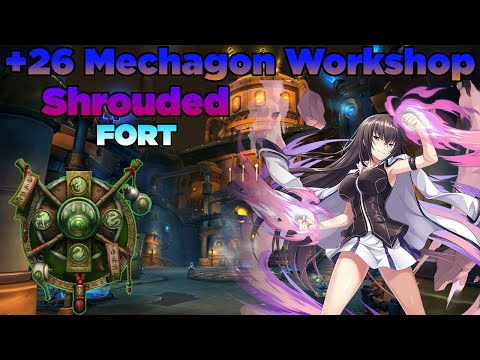 【Season 4】+26 Fortified/Shrouded Mechagon Workshop | Windwalker Monk PoV 9.2.7