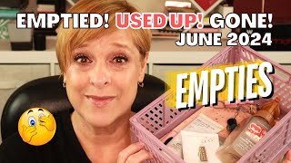JUNE 2024 EMPTIES + SPEED REVIEWS | EMPTIED! USED UP! GONE!