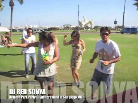DJ Red Sonya Live @ ReFresh Park Party San Diego