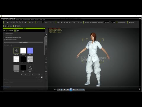 How to create a UV map in CC3 to make different colors and materials for clothing