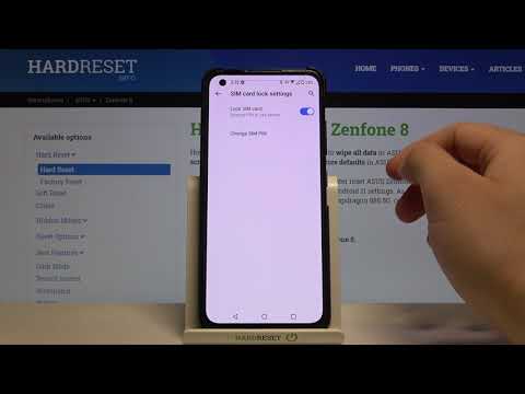 How to Remove PIN from SIM Card in ASUS Zenfone 8 – Disable PIN for SIM Card