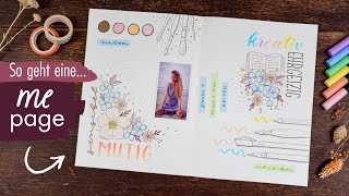 ME PAGE - neue Bullet Journal Seiten Idee 💡 Zeig deine Kreativität!