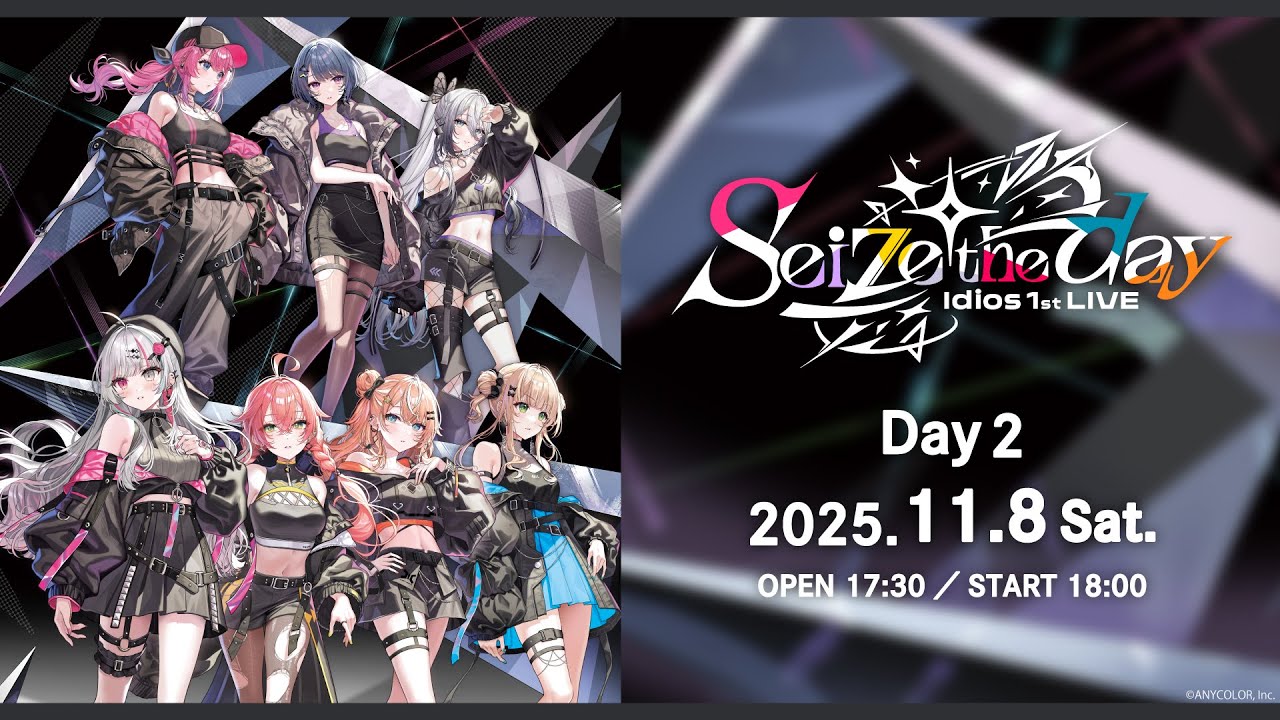 【ライブ本編】Idios 1st LIVE "Seize the day" Day2 / 無料パート #Idios_1stLIVE