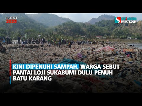 Kini Dipenuhi Sampah, Warga Sebut Pantai Loji Sukabumi Dulu Penuh Batu Karang