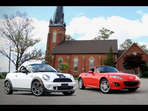 2012 Mazda MX-5 Miata vs. 2013 MINI Roadster Cooper S