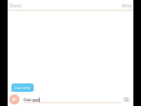 Chat tra Sonic e Amy