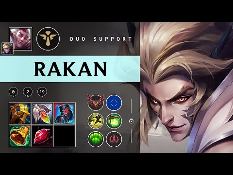 Rakan Support vs Thresh - EUW Grandmaster Patch 25.24