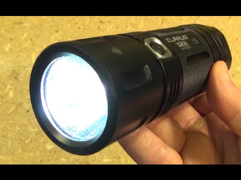 Klarus G30 Flashlight Review 3x18650 (2450 Lumens) Video