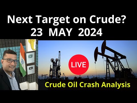 Crude Oil Prediction for Today Thursday 23 May 2024 with TARGET #crudeoil #crudeoiltechnical