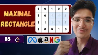 YouTube video 'Maximal Rectangle | LeetCode 85 |  Monotonic Stack'