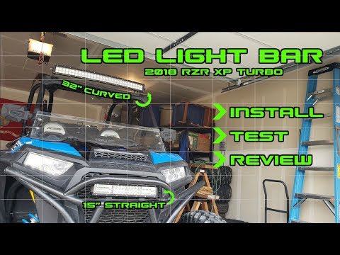 LED Light Bar Install on 2018 RZR XP Turbo