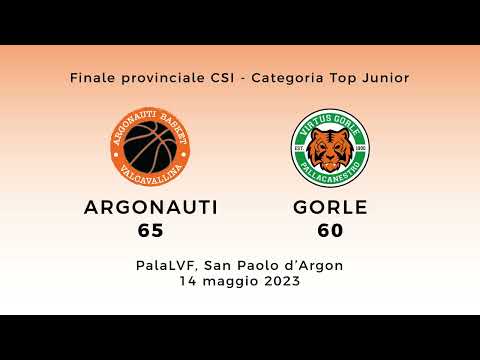 Argonauti 65 Gorle 60 - Finale provinciale CSI Bergamo, categoria Top Junior