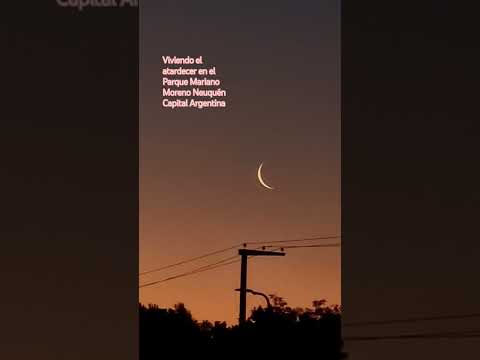 Viviendo el atardecer en el Parque Mariano Moreno Neuquén Capital Argentina #argentina #turismo