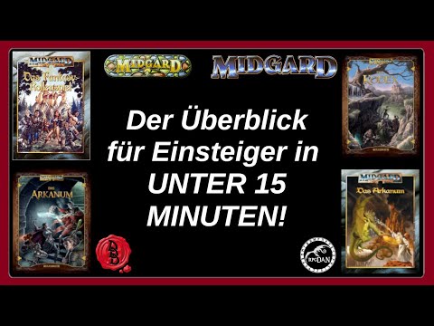 MIDGARD 5 Pen&Paper in 15 Minuten! - Ein kurzer Überblick über Bücher, Spin-off's und Editionen