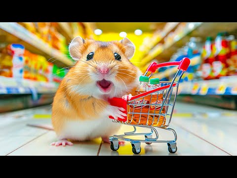 Hamster Escapes the Supermarket Maze of Surprises | Hamster Maze