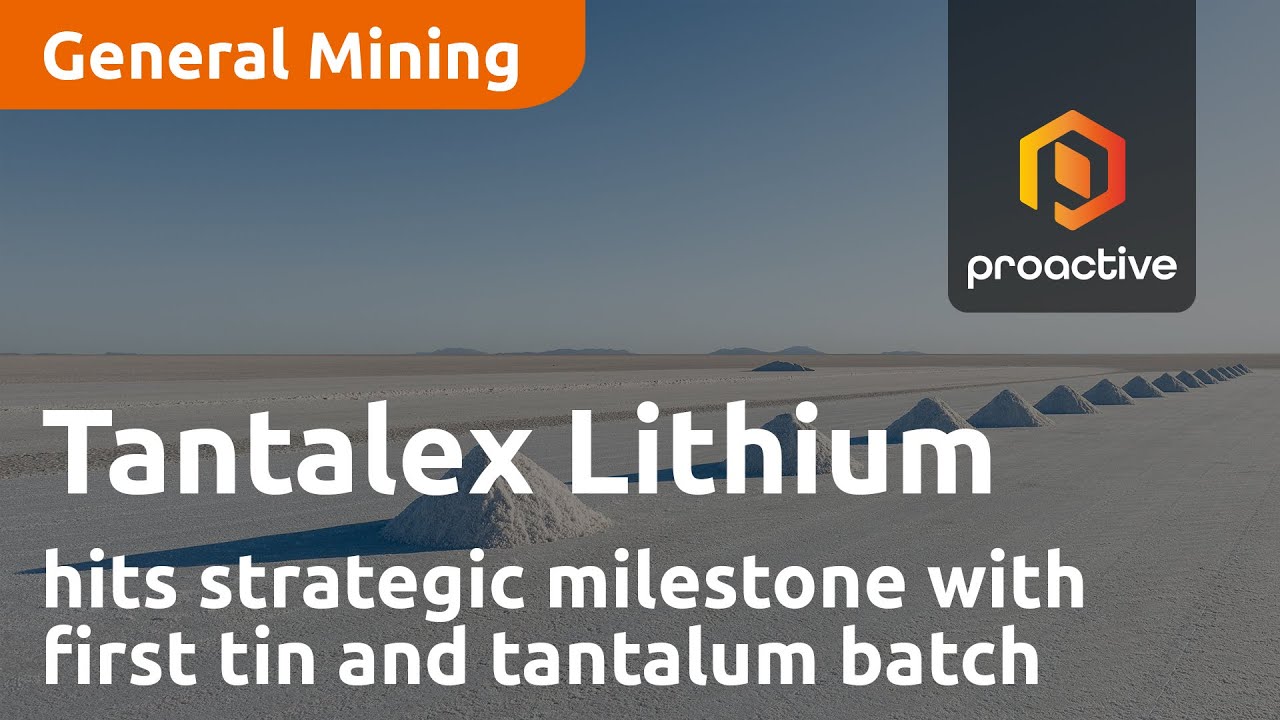 Tantalex Lithium hits strategic milestone with first tin and tantalum batch produced