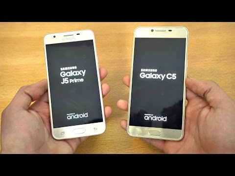 Samsung Galaxy J5 Prime vs Galaxy C5 - Speed Test! (4K)