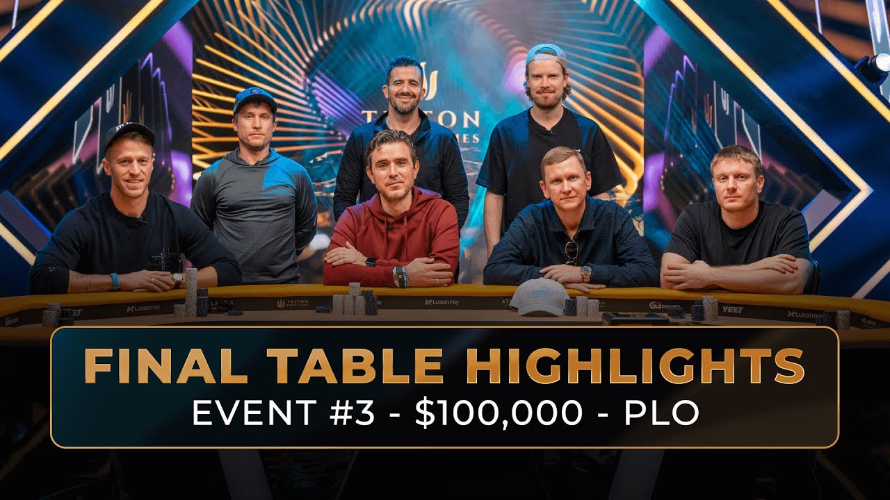 $100K PLO Main Event Final Table Highlights