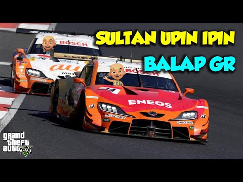 Balap Mobil Mewah Supra GR ManTUL Sultan Upin Ipin Senang - GTA V Upin Ipin Episode Terbaru 789