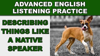 Describing Things Like Native Speakers - Advanced English Listening Practice - 41