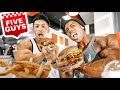 体脂肪率3%の人間がハンバーガーを食べます。