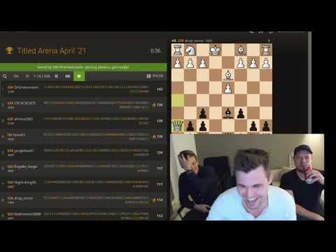 Magnus Carlsen rompe su polo porque GM Paravyan le dio mate en 8 jugadas.