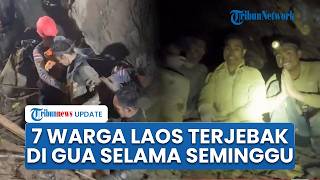 Detik-detik Upaya Penyelamatan Warga Laos yang Sepekan Terjebak di Gua Laos saat Mencari Emas