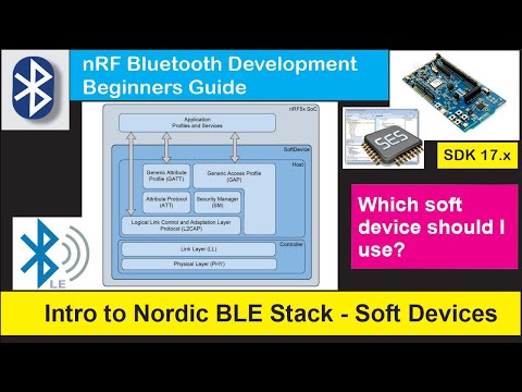 nRF5 SDK - Tutorial for Beginners Pt 41 - Nordic Soft Devices Basics