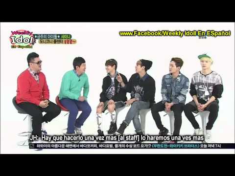 [Sub Español] 130403 Weekly Idol SHINee Parte 1/2