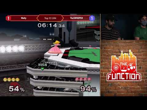The Function: Wally (Peach) vs TheSWOOPER (Samus) Top 32 LR4