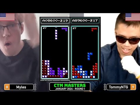 TWO HUNDRED POINTS?? Myles, Tommy | Jan '24 Rd 1 | Classic Tetris Monthly Masters