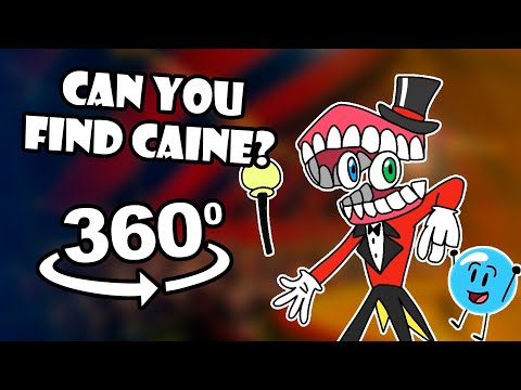 FIND CAINE 360º | The Amazing Digital Circus 🎪 360º VR Video