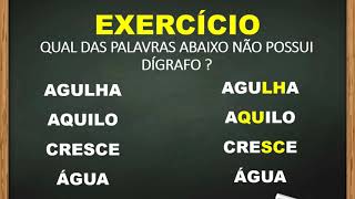 hora da aula - Lngua Portuguesa - Dgrafos