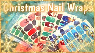 Check out these Cute Christmas Nail Wraps from Amazon