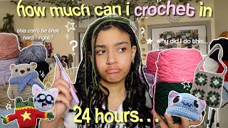 i CROCHETED for 24 hours! This can’t be hard…right ???