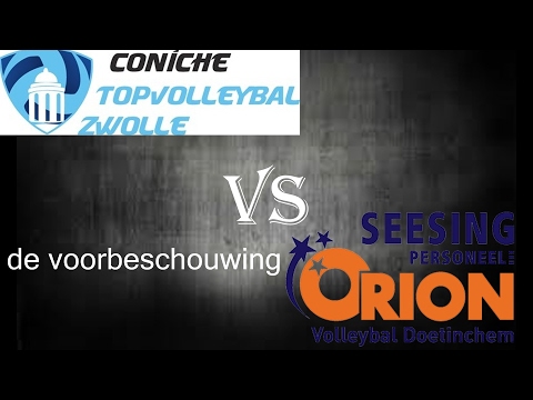 Voorbeschouwing Ruben Kerkhof Coniche Topvolleybal Zwolle vs Orion Doetinchem 11 feb 2017