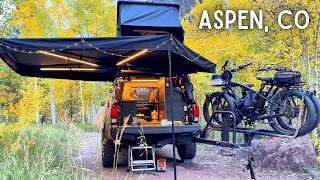 Fall Camping in Aspen’s Golden Forest | Maroon Bells Peak Color & Wildlife