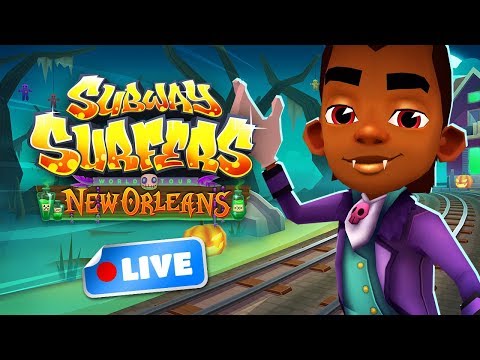 🔴 Subway Surfers World Tour 2018 - New Orleans Gameplay Livestream - Halloween