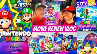 SUPER MARIO GALAXY MOVIE REVIEW VLOG AT UNIVERSAL ORLANDO’S CITYWALK!