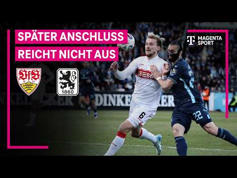 VfB Stuttgart II - TSV 1860 München, Highlights mit Live-Kommentar | 3. Liga | MAGENTA SPORT