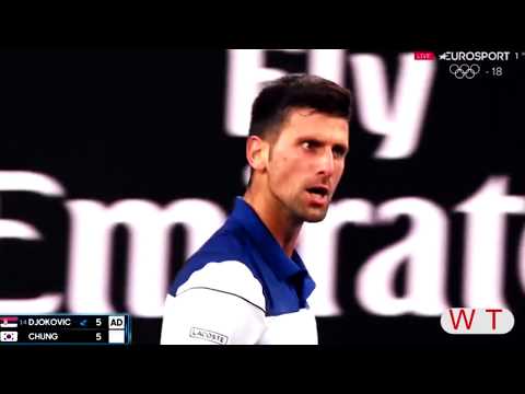 Novak Djokovic vs Hyeon Chung Match Highlights AO 2018 (4R)...(HD)