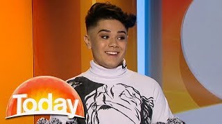 The Voice&#39;s Sheldon Riley on his fashion and working with Boy George