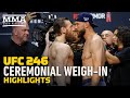 UFC 246 Ceremonial Weigh-In Highlights - MMA Fighting